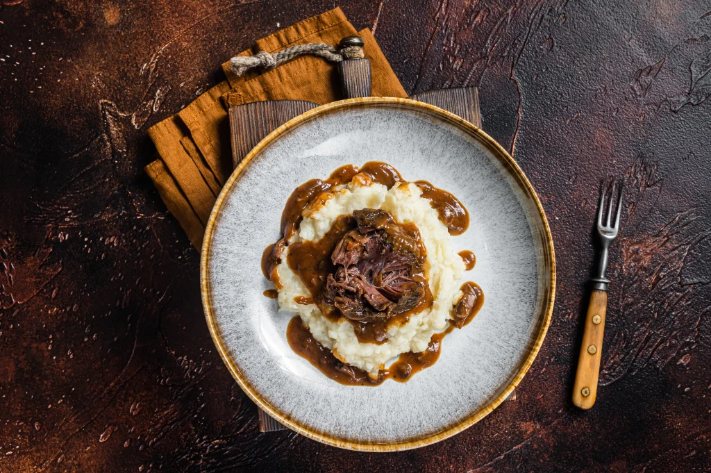 Osso Buco with mashed potatoes