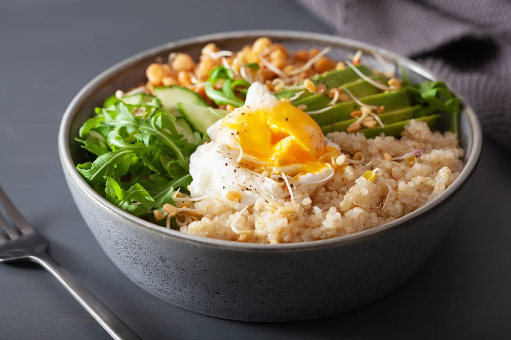 Brown Rice and Quinoa Bowl