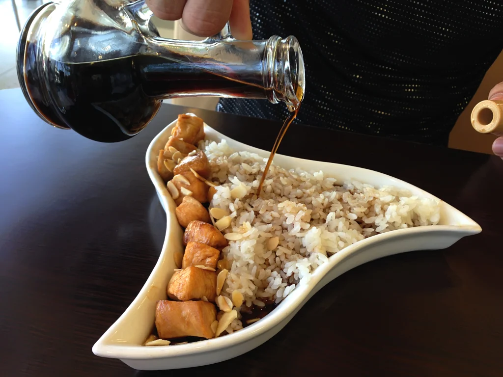 Brown Rice with Soy Sauce