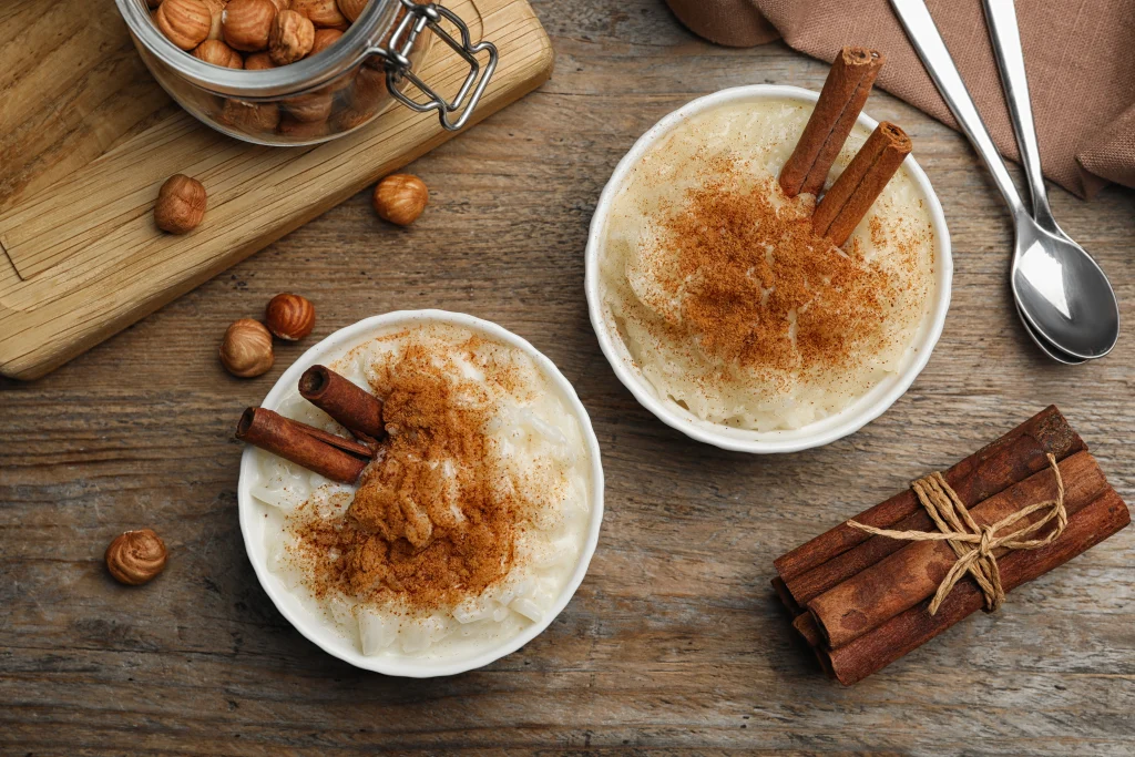 Delicious Brown Rice Pudding with Cinnamon