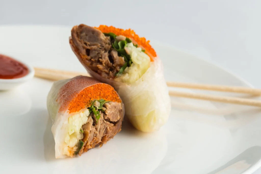 Rice Paper Sushi Rolls