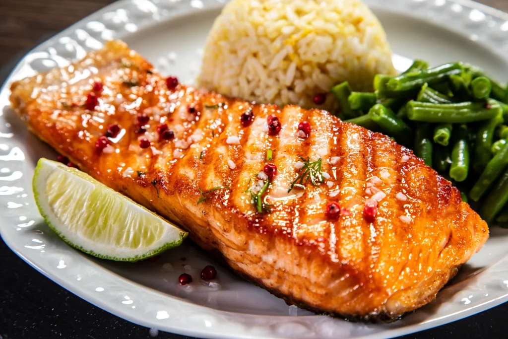 Apricot Glazed Salmon