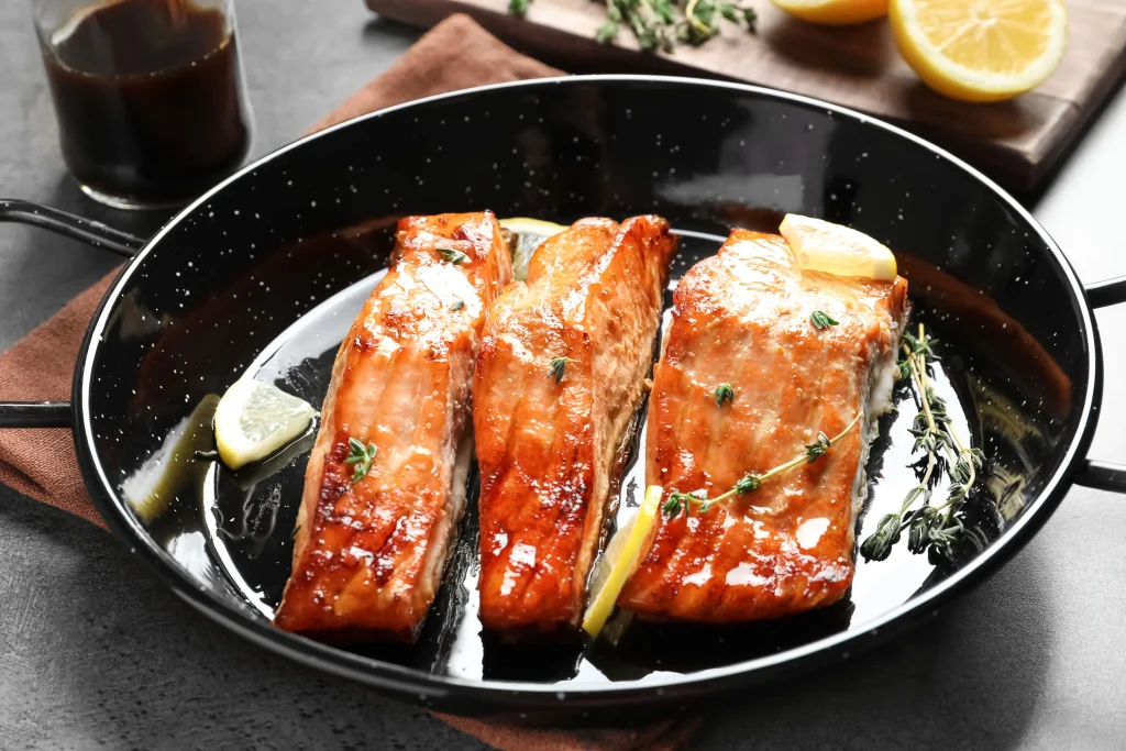 Apricot Glazed Salmon