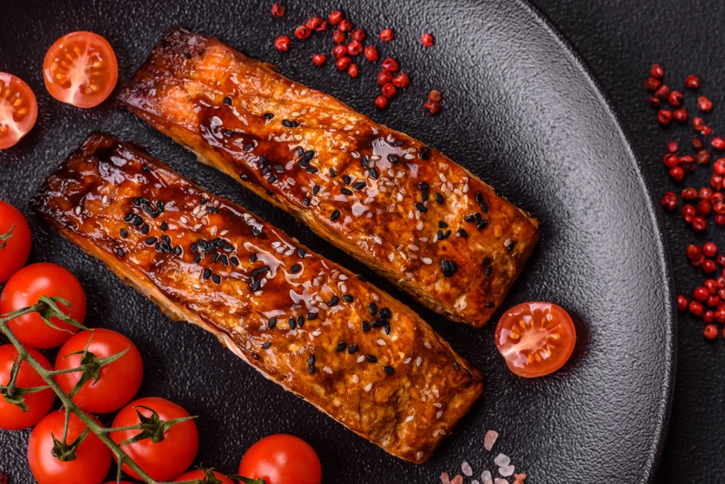 Apricot Glazed Salmon