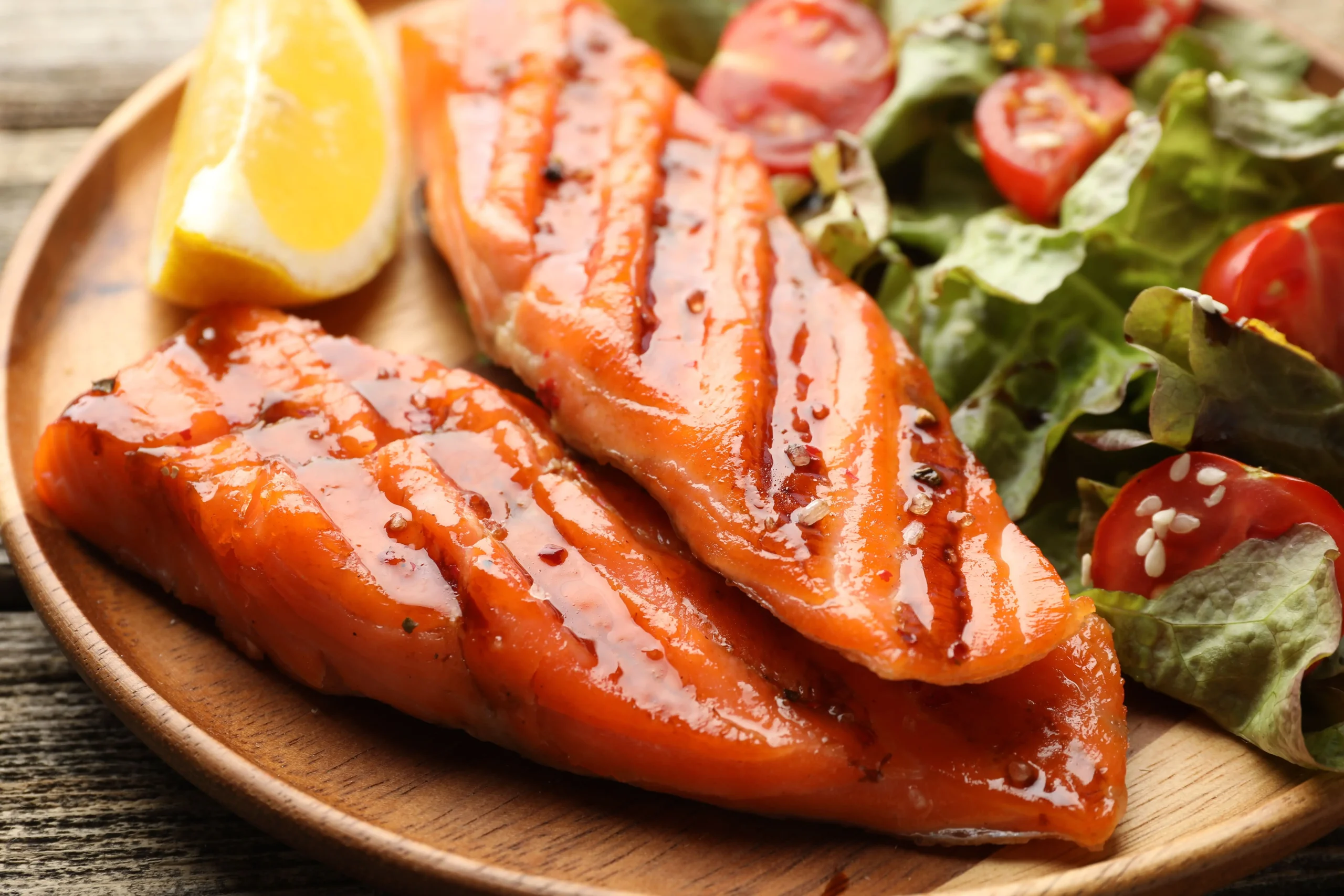 Apricot Glazed Salmon