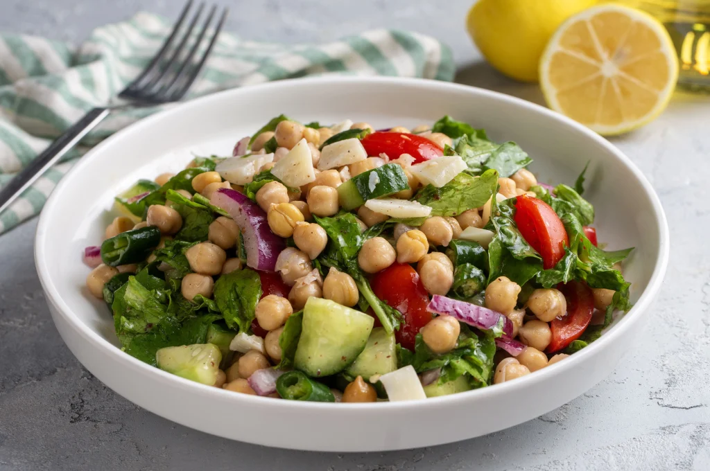 Chickpea Salad with Lemon and Herbs