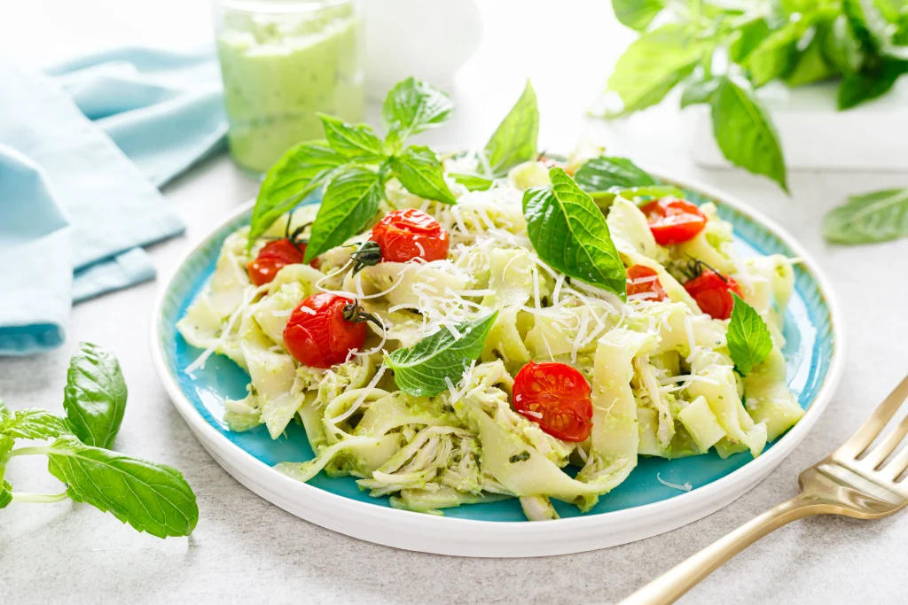 Creamy Pesto Pasta Salad