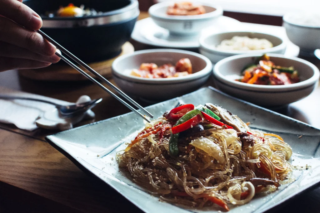 Korean Japchae Rice Noodles