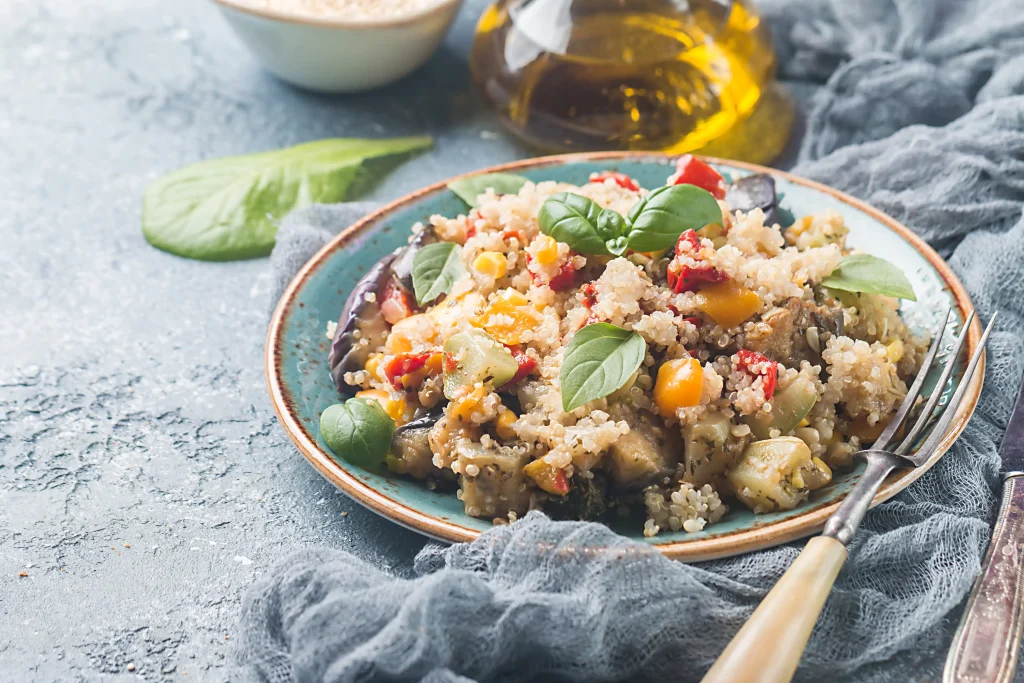 Roasted Vegetable Quinoa Salad