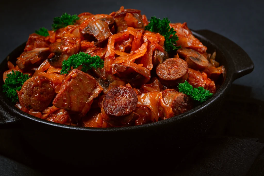 Sausage and Cabbage Skillet