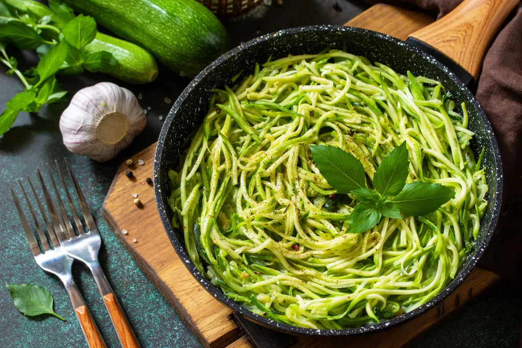Zucchini Noodles with Pesto