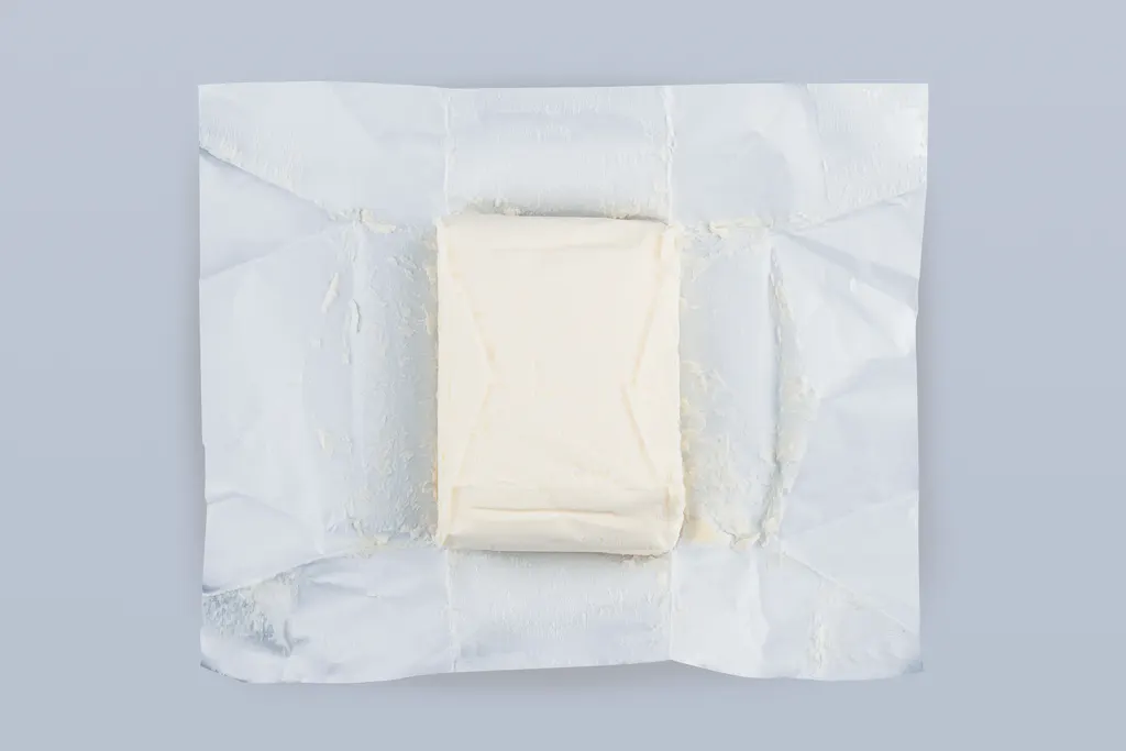Block of cream cheese