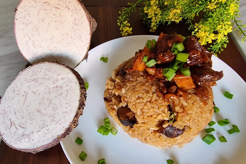 Asian sticky rice bowl