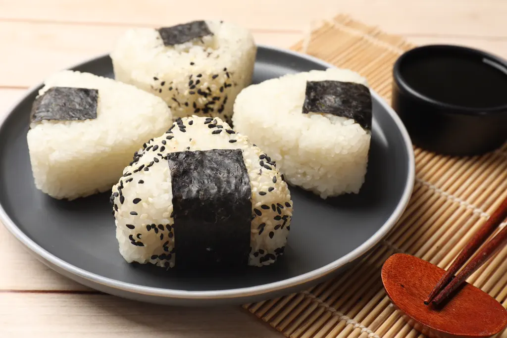 Japanese sticky rice onigiri
